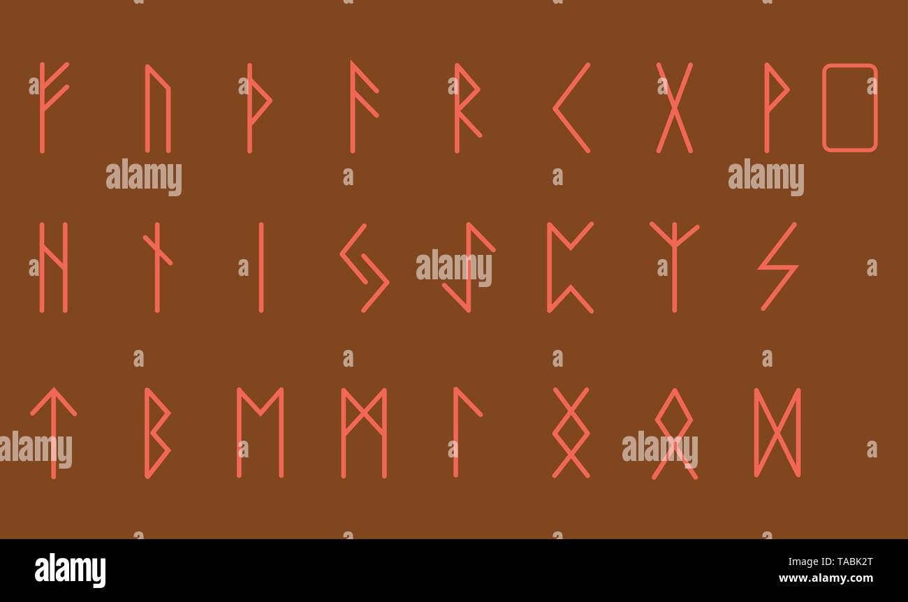 Rune set Imágenes vectoriales de stock - Página 2 - Alamy
