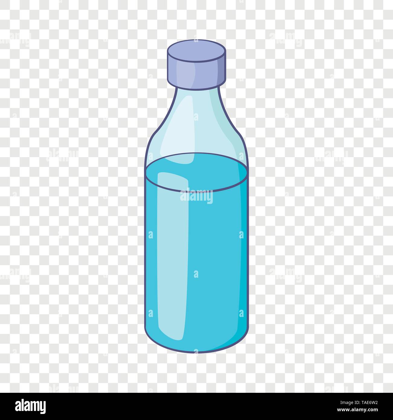 Icono de botella, estilo de dibujos animados Imagen Vector de stock - Alamy