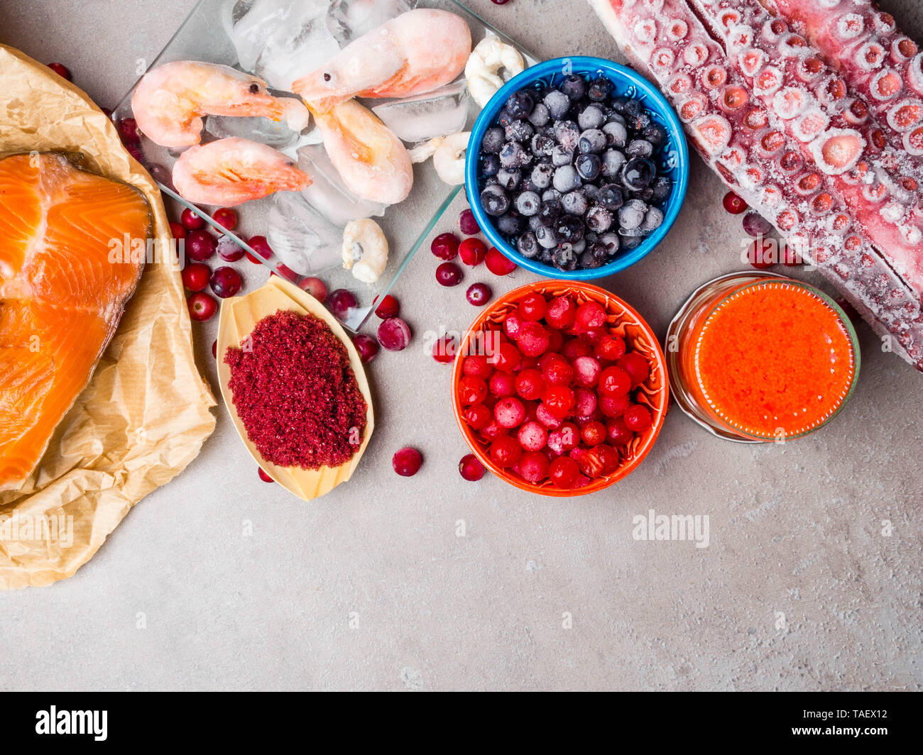 La astaxantina la nutrición saludable, alimentos ricos en yodo, omega3