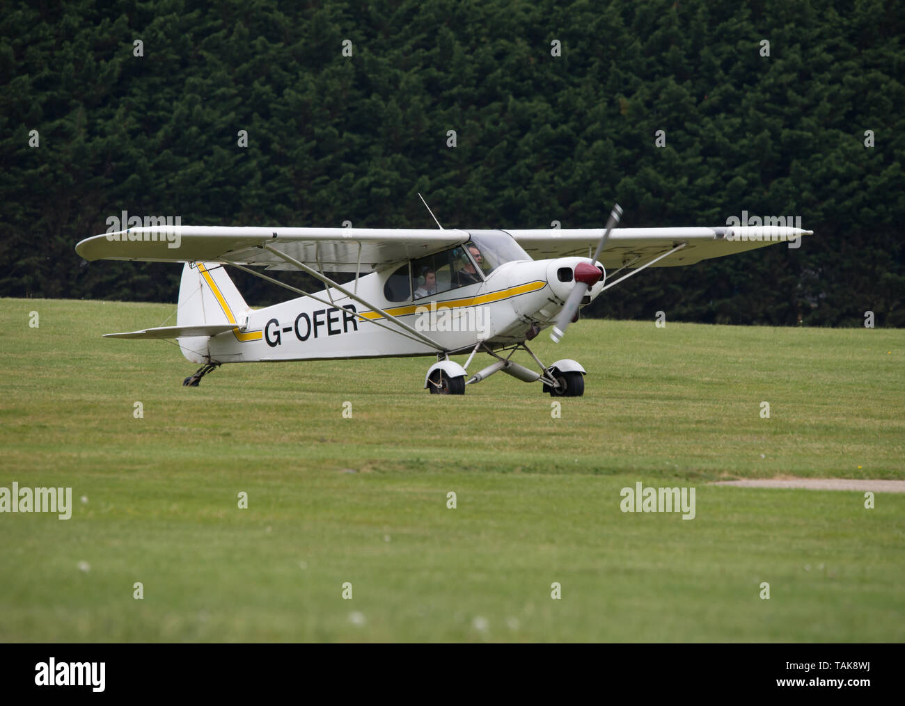 Piper Super Cub. Foto de stock