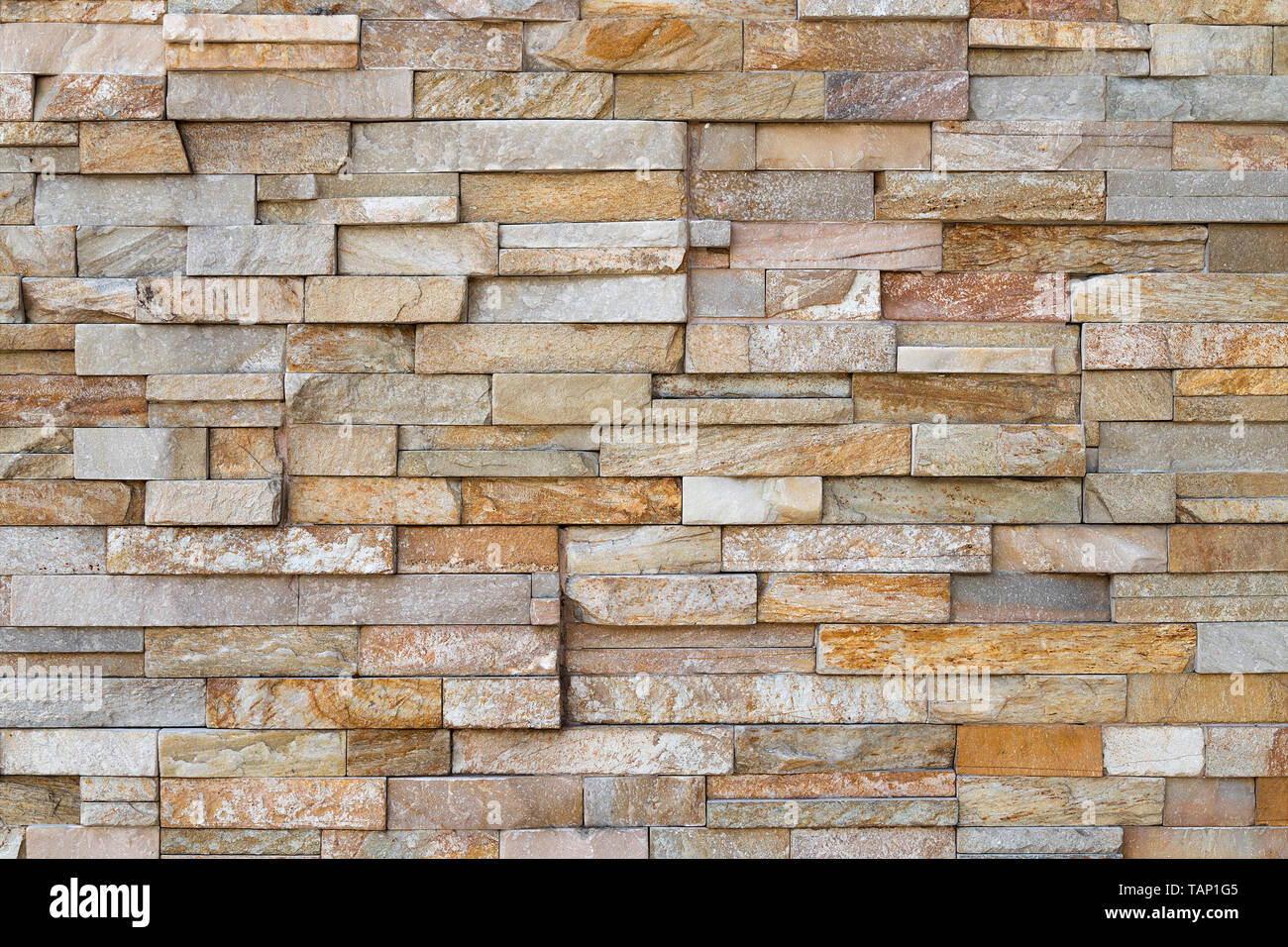 La textura de la pared de piedra de mosaico Fotografía de stock - Alamy