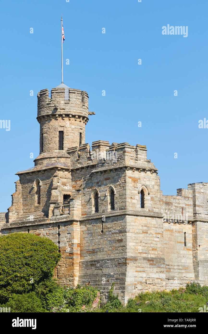 El Castillo de Lincoln, Lincolnshire, Reino Unido Foto de stock