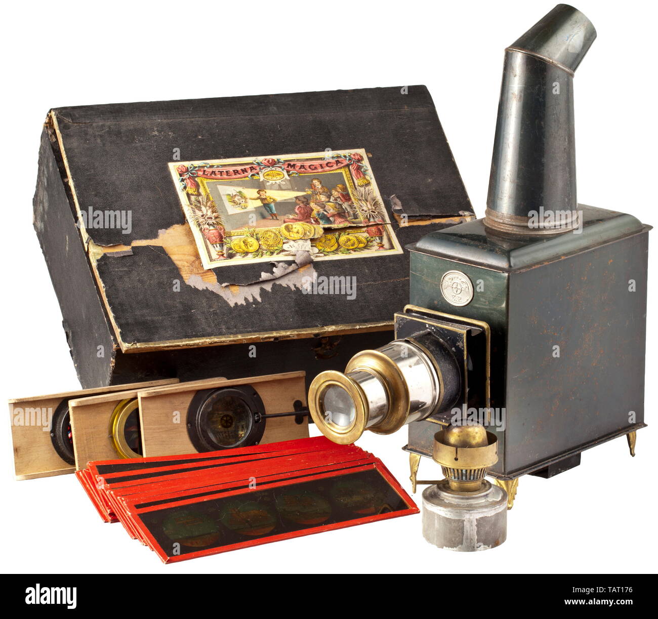 Juguetes, proyector Linterna Mágica por fabricante alemán estándar, circa  1900, PE-Clearance-Info Additional-Rights-Not-Available Fotografía de stock  - Alamy