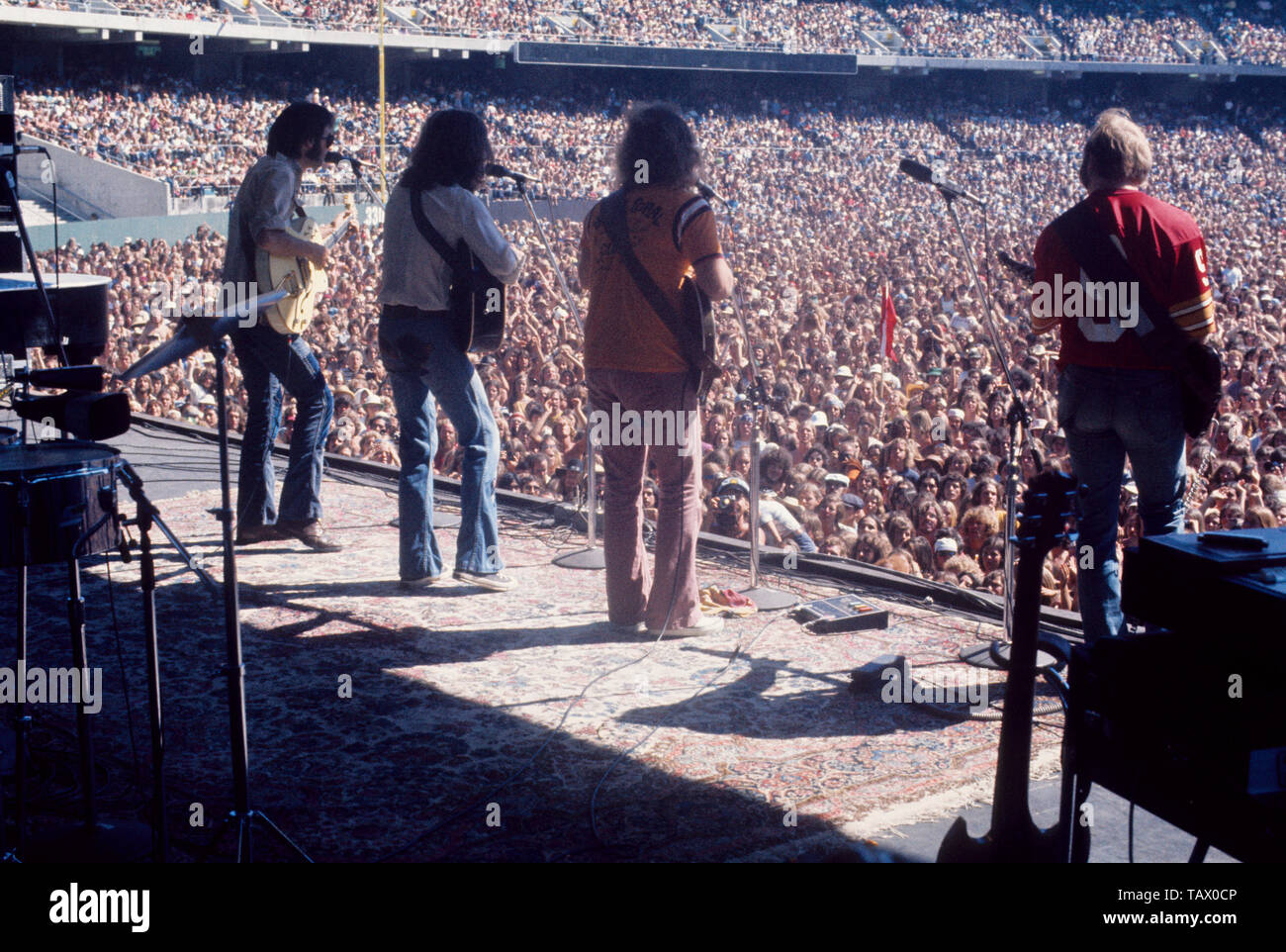 Oakland, CA, estadio Oakland, Estados Unidos - 1974, Gijsbert Hanekroot (foto) Foto de stock