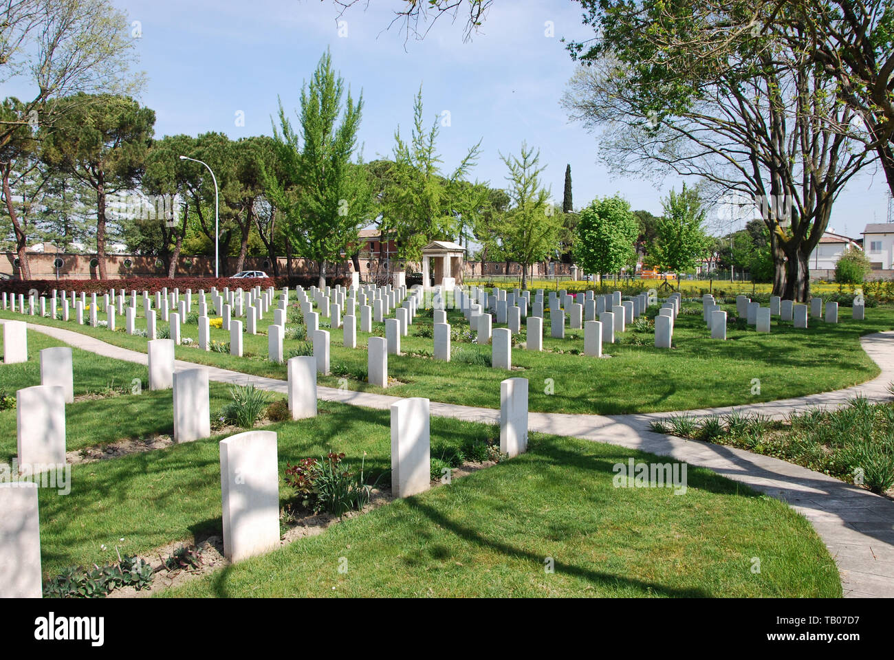 Regimiento Sikh Segunda Guerra Mundial Memorial Cemetery en Forlì, Forlì-Cesena, Emilia Romagna, Italia. Foto de stock