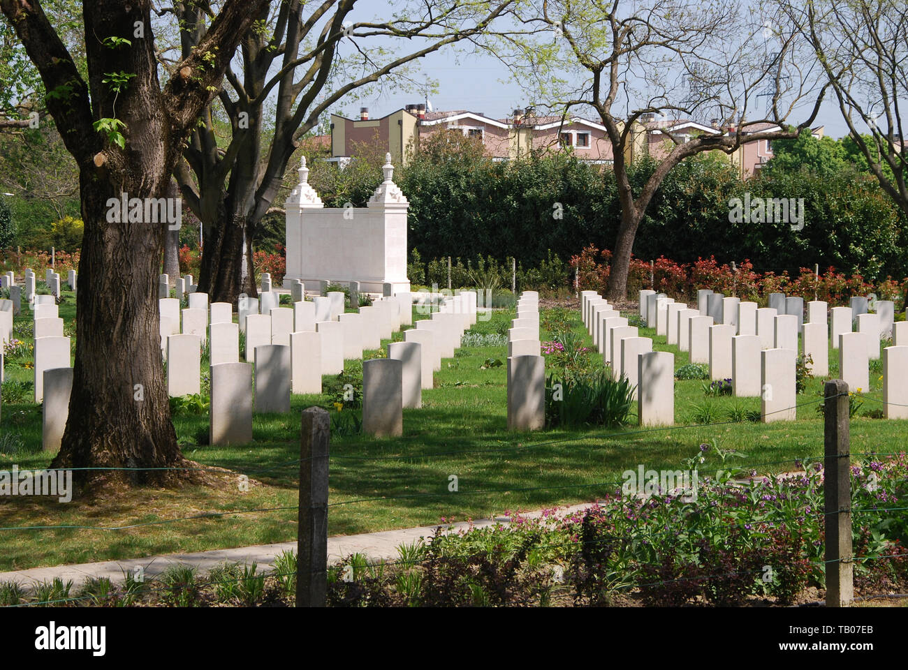 Regimiento Sikh Segunda Guerra Mundial Memorial Cemetery en Forlì, Forlì-Cesena, Emilia Romagna, Italia. Foto de stock