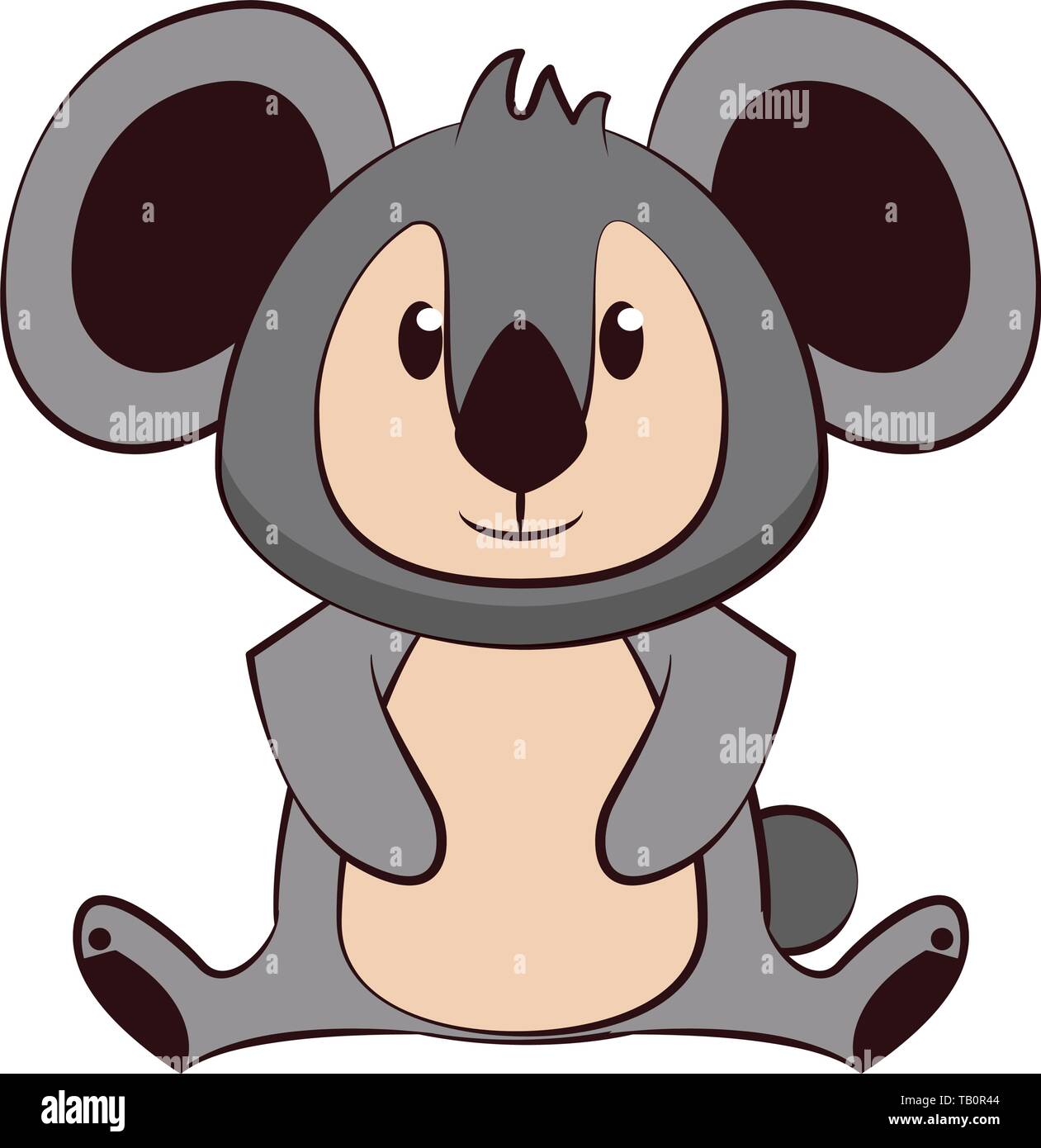Cute Dibujos Animados Animales Silvestres Koala Imagen Vector De Stock Alamy