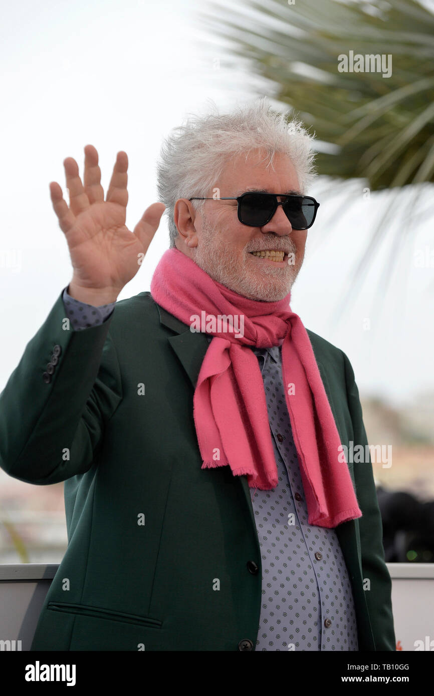 72ª edición del Festival de Cannes: photocall para la película ÒPain y gloria" (en español: ÒDolor y gloria') con Pedro Almodóvar, el 18 de mayo, 2019 Foto de stock