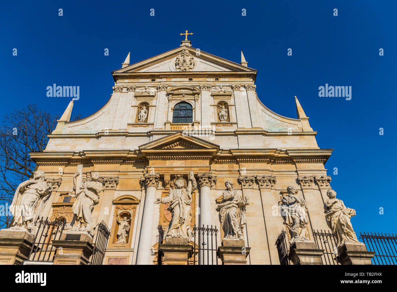 La Iglesia de los Santos Apóstoles Pedro y Pablo, en el distrito de la