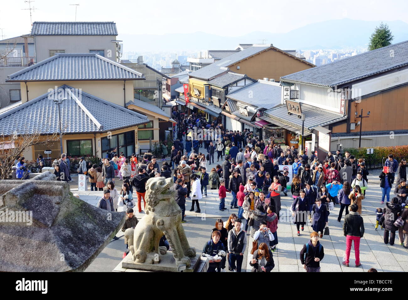 Ciudad de Kyoto Foto de stock