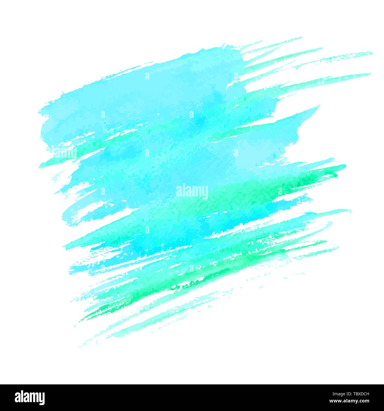 Acuarela azul mancha. Ilustración vectorial Imagen Vector de stock - Alamy