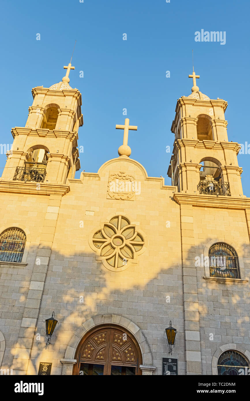 Iglesia de San Francisco de Asís en Saltillo México. La iglesia actual