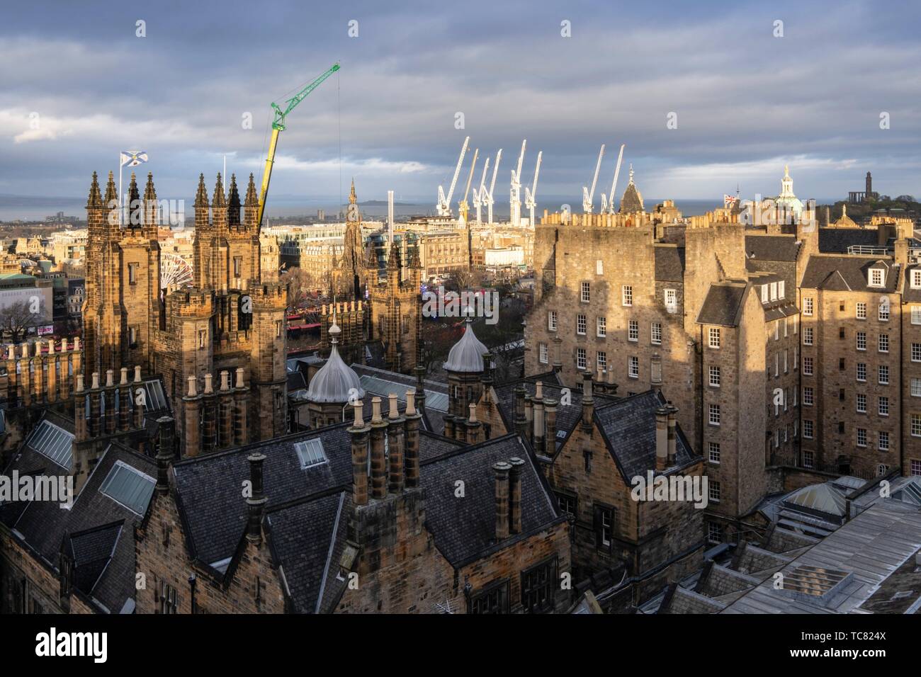 Tierras Bajas, Edimburgo, Escocia, Reino Unido. Foto de stock