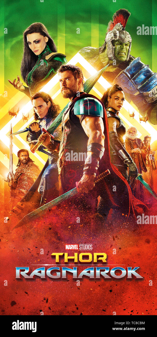 Fecha de lanzamiento: 3 de noviembre de 2017 Título: Thor: Ragnarok STUDIO:  Marvel Studios DIRECTOR: Taika Waititi parcela: encarcelados, el poderoso  Thor se encuentra en un concurso de gladiadores letal contra el