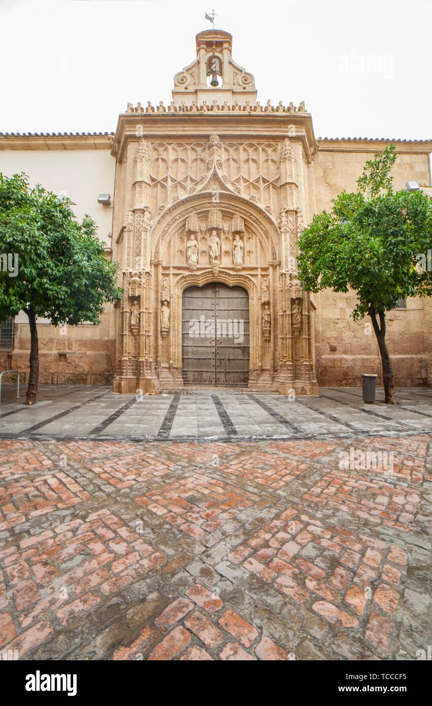 Fachada del Palacio Episcopal. Cordoba, España. Foto de stock