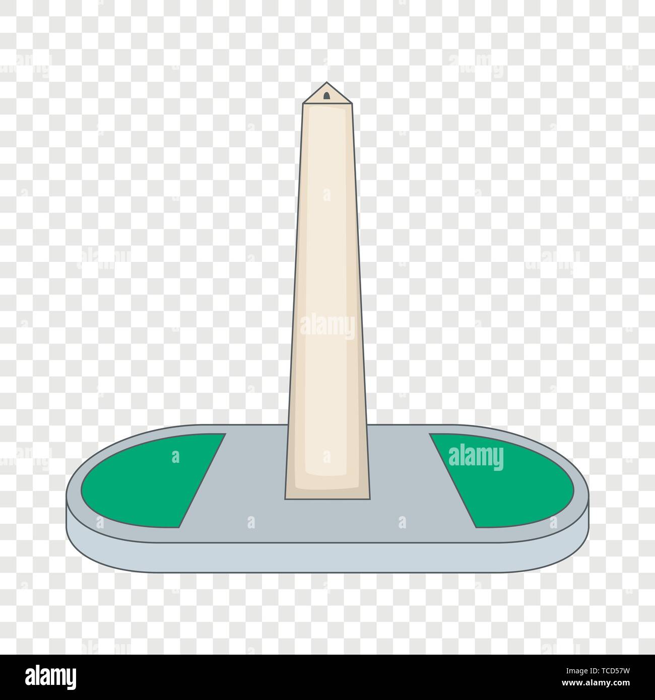Obelisco De Buenos Aires Argentina Icono Imagen Vector De Stock Alamy