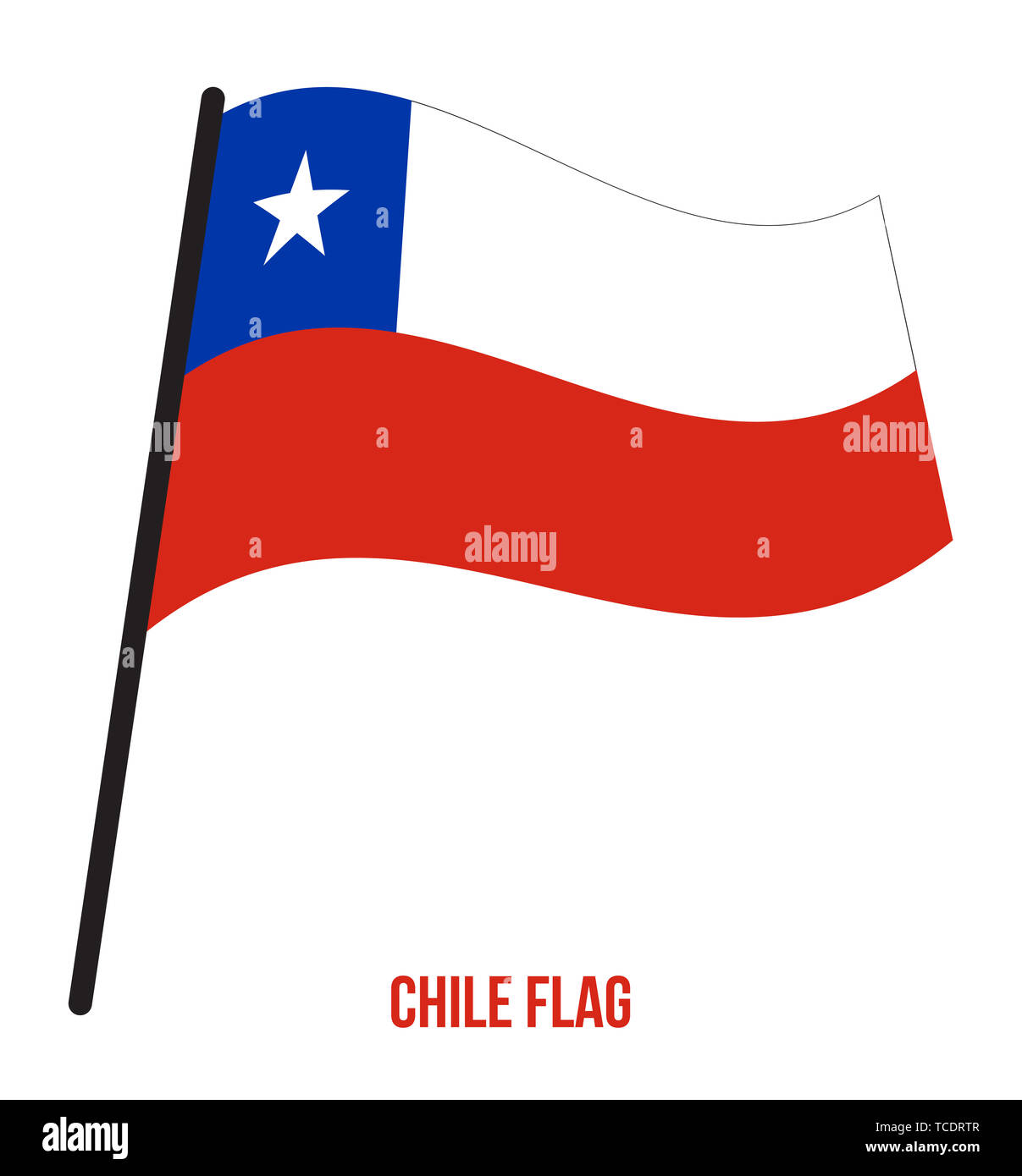 Bandera De Chile Ilustracion Vectorial Fotos e Imágenes de stock Alamy