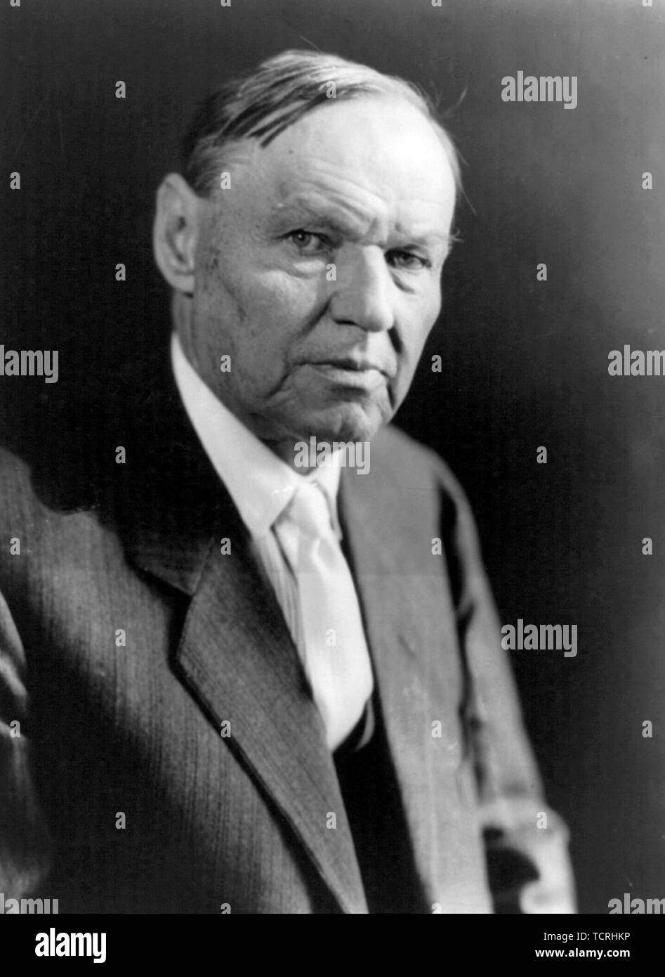 Clarence Seward Darrow (1857 - 1938) El abogado estadounidense que se hizo famosa en los comienzos del siglo XX por su implicación en el Leopold y Loeb juicio por asesinato Foto de stock