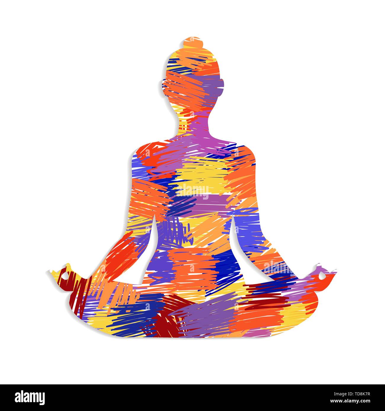 Yoga meditación mujer verano: Más de 5,982 ilustraciones y dibujos