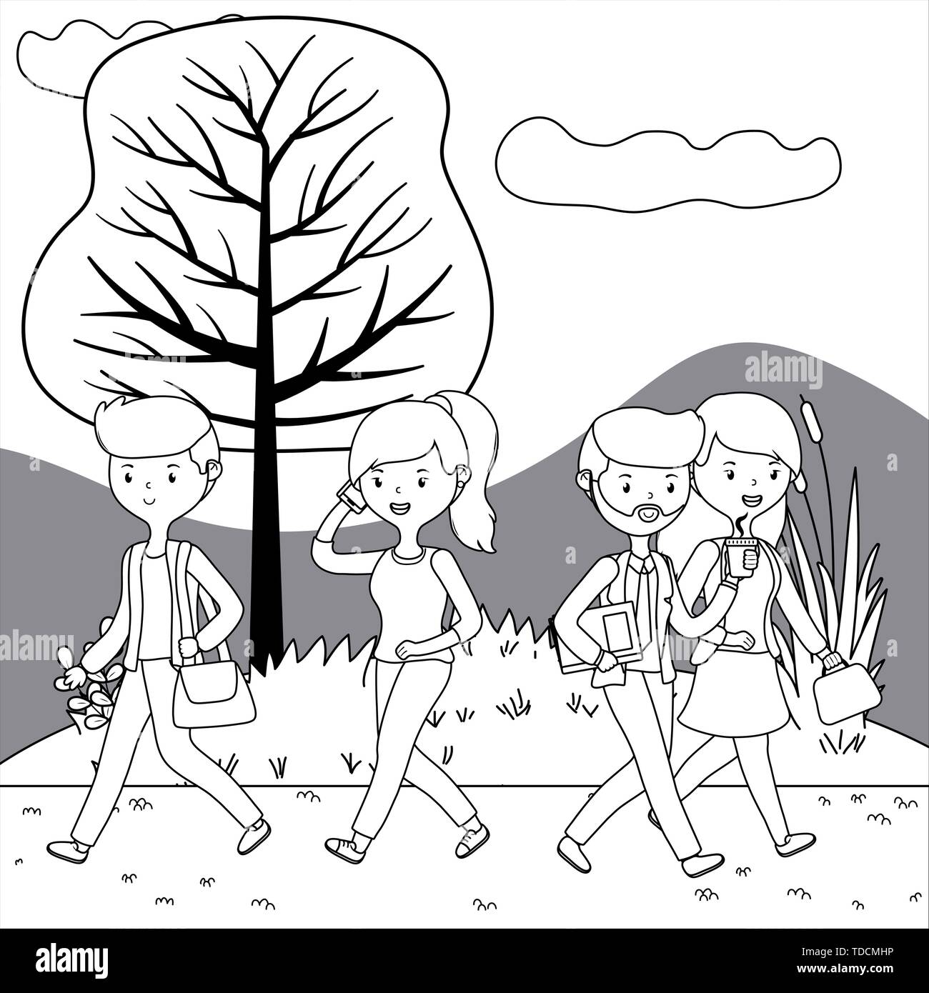Mujer y hombre dibujos animados diseño, persona personas derechos y perfil de usuario tema ilustración vectorial Imagen Vector de stock - Alamy Mujer y hombre dibujos animados diseño, persona personas derechos y perfil de usuario tema ilustración vectorial Imagen Vector de stock - Alamy