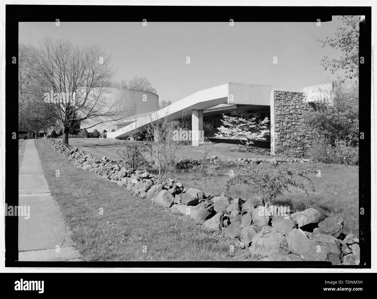Vista en perspectiva desde el sursuroeste. Ciclorama Building, 125