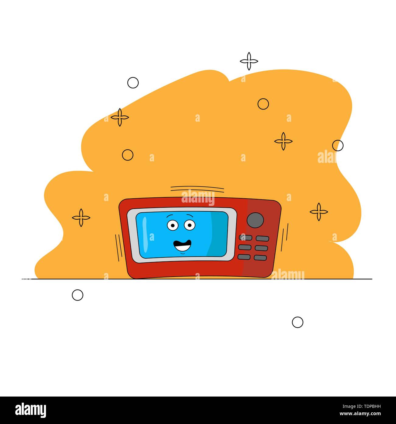 Cartoon microwave fotografías e imágenes de alta resolución - Alamy