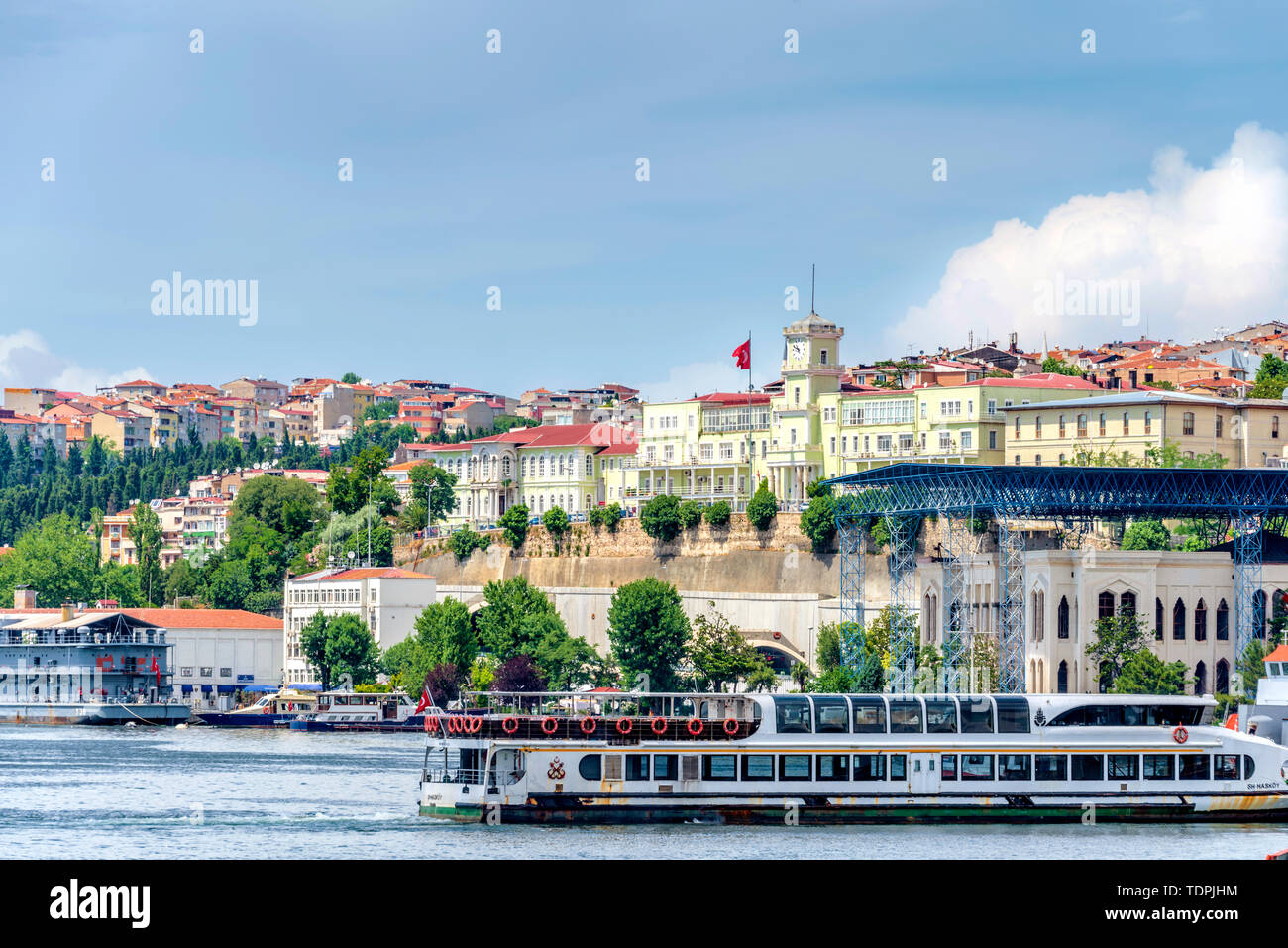 Estrecho de Bósforo, Estambul, Turquía Foto de stock