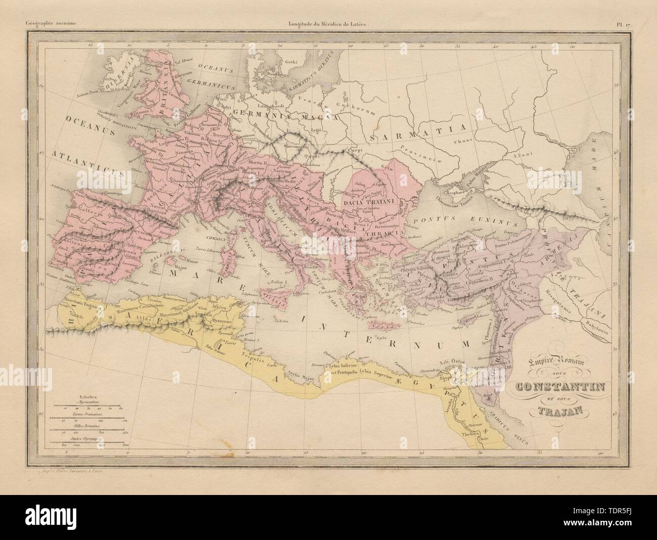 Mapa Imperio Romano Trajano Fotografías E Imágenes De Alta Resolución