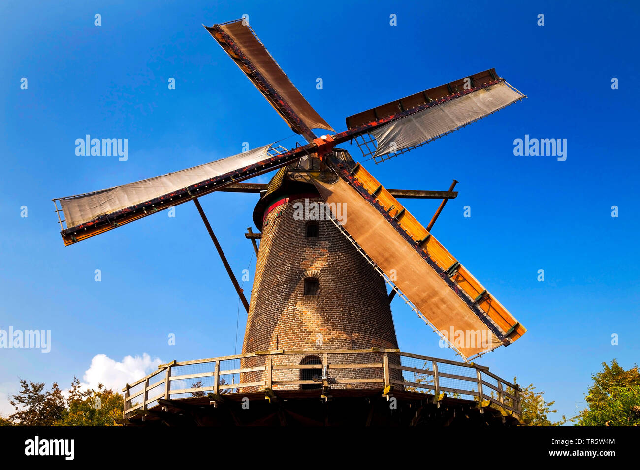 Kriemhild Mill, en Alemania, en Renania del Norte-Westfalia, el Bajo Rin, Xanten Foto de stock