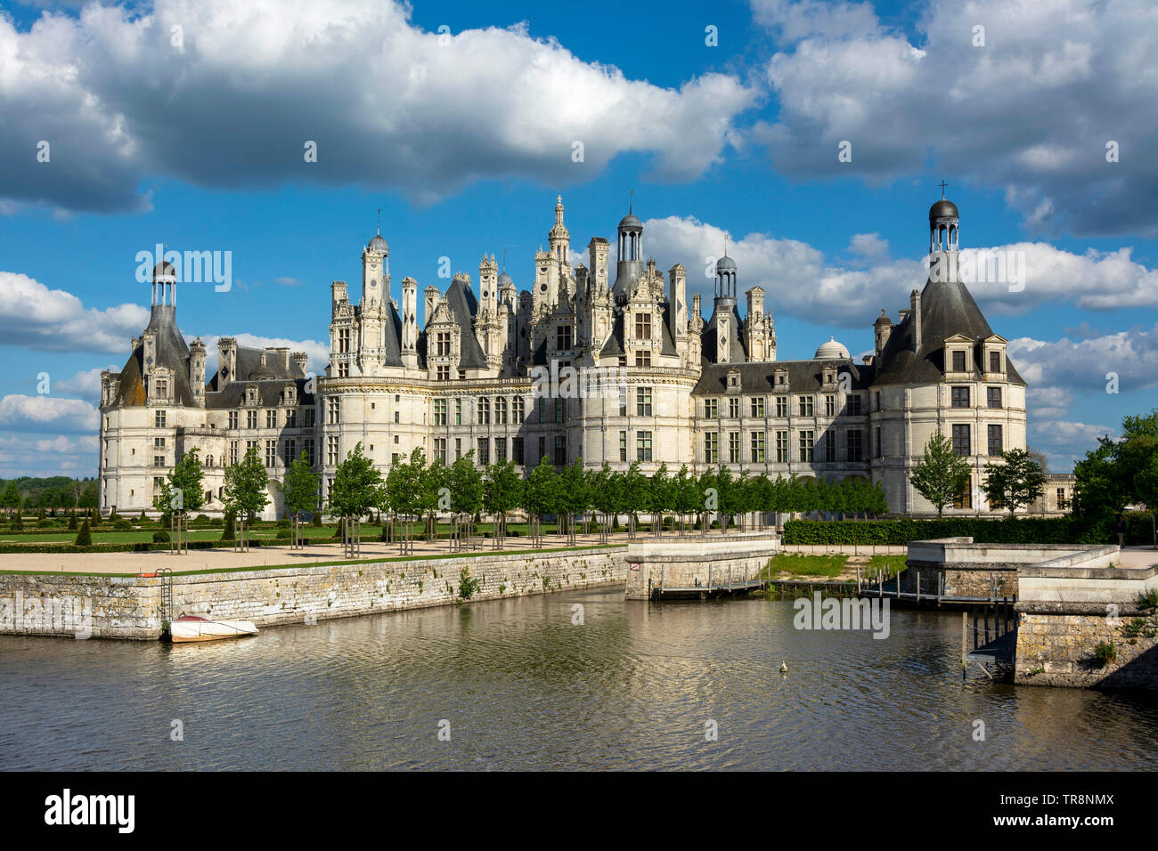 Château de Chambord, Valle del Loira, Loir-et-Cher, Center-Val departamento de Loire, Francia, Europa Foto de stock