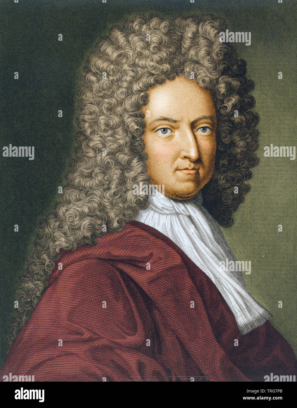DANIEL DEFOE (c 1660-1731) novelista inglés y trader Foto de stock