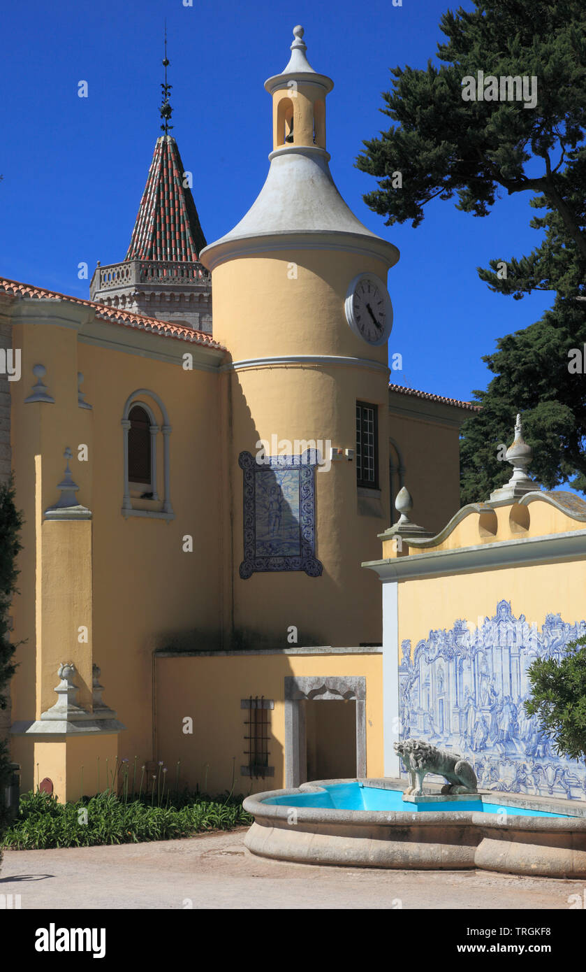 Portugal, Cascais, Condes de Castro Guimaraes Museum, Foto de stock