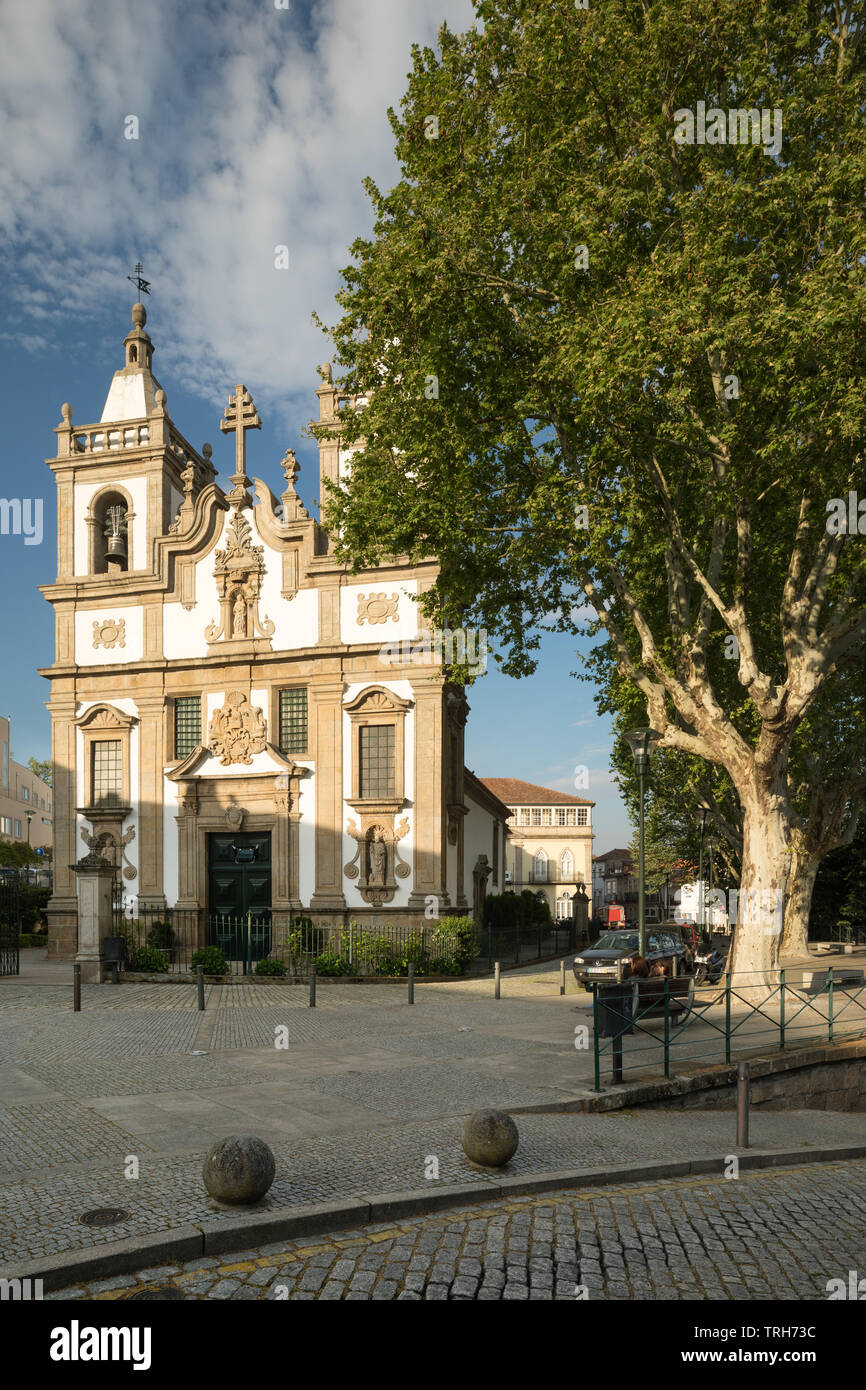 Igreja de São Pedro, Vila Real, Peniche, Portugal Foto de stock