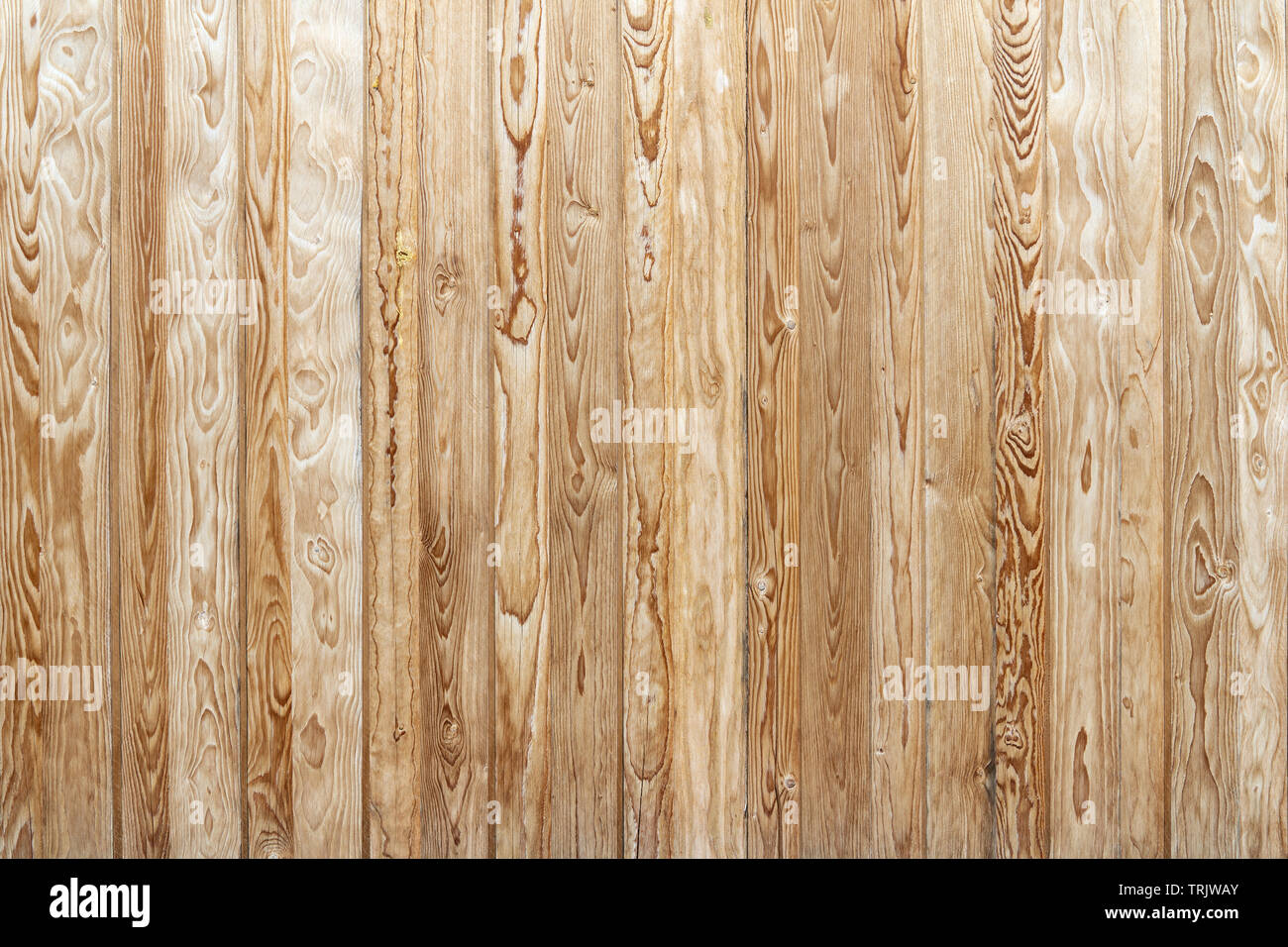 Diseño rústico y decoración de paredes de troncos de madera en estilo  moderno comedor con sillas negras y lámparas retro Fotografía de stock -  Alamy