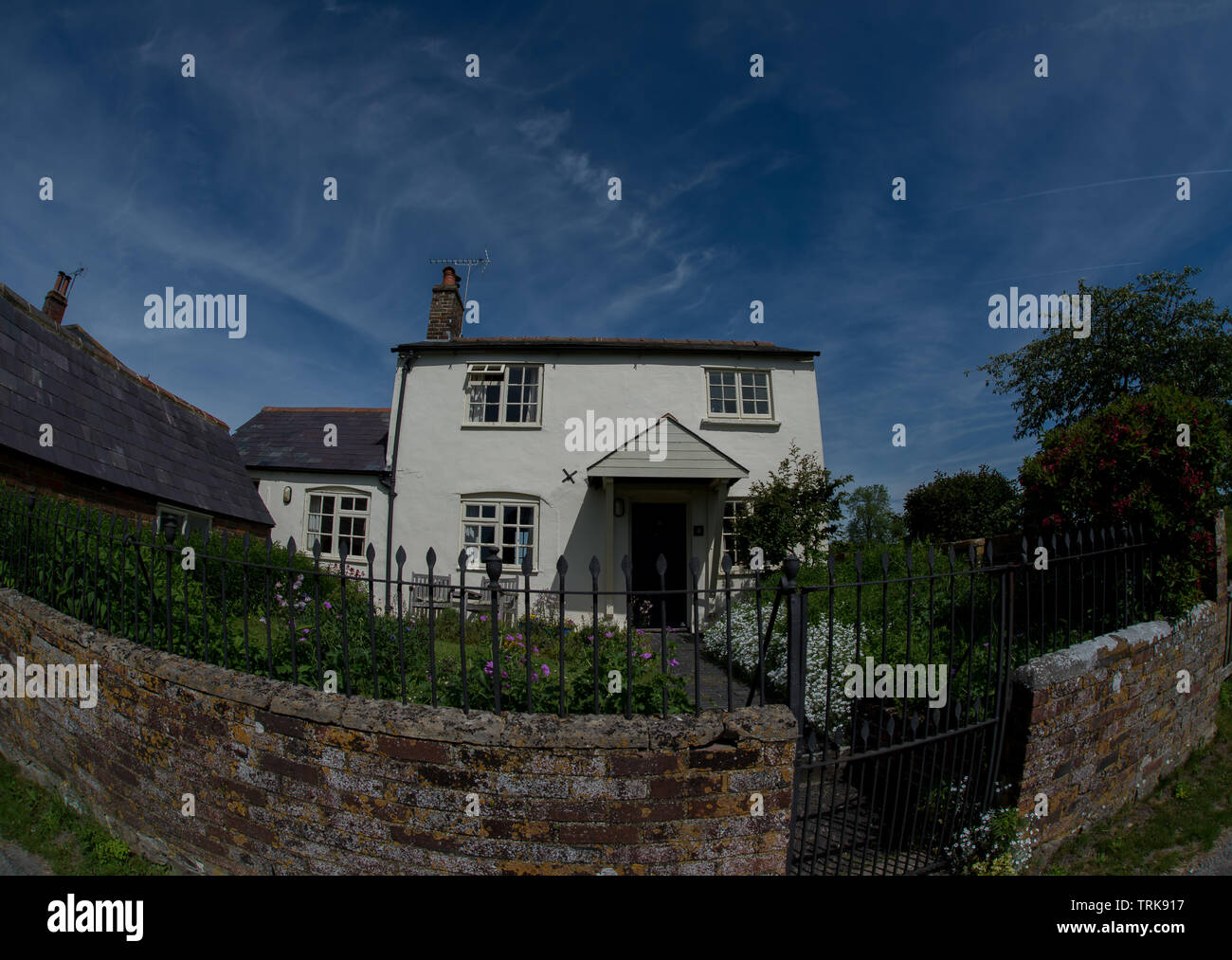 Casa rural en Avebury. Foto de stock