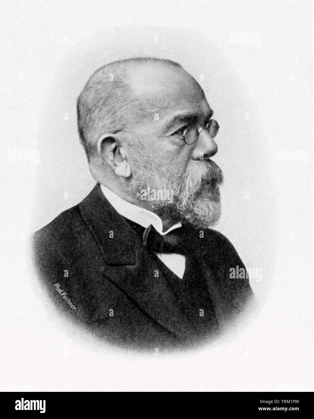ROBERT Koch (1843-1910) médico alemán y micro-biólogo Foto de stock