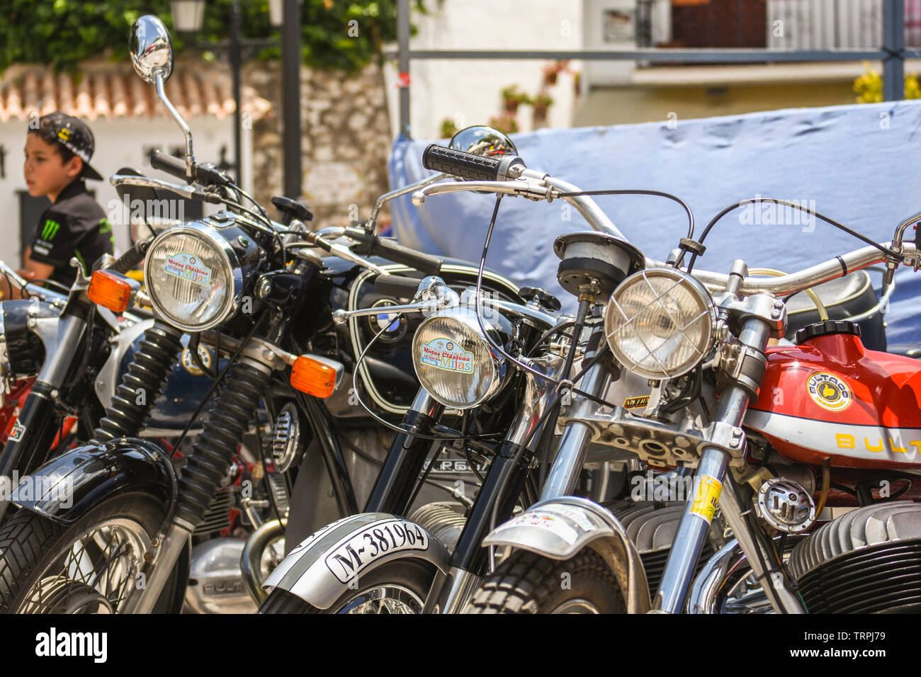 Reunión de motos clásicas fotografías e imágenes de alta resolución - Alamy
