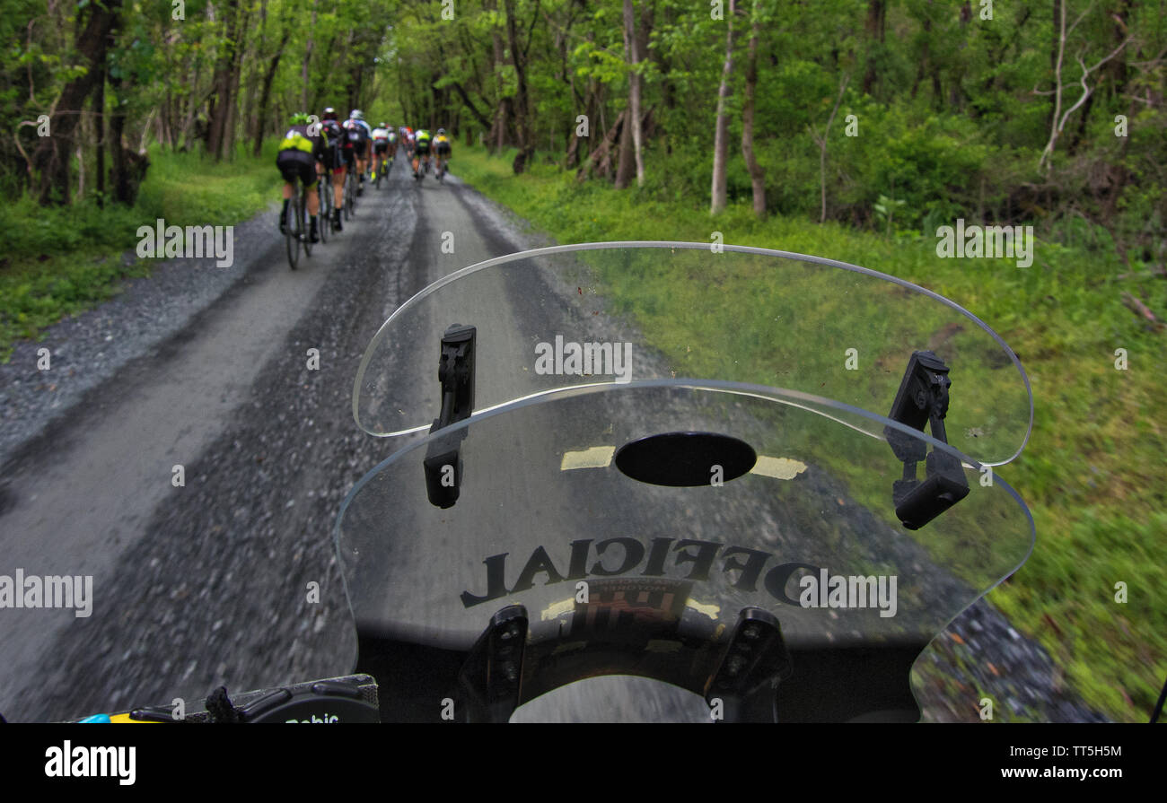 Carrera en la carretera de poolesville fotografías e imágenes de alta