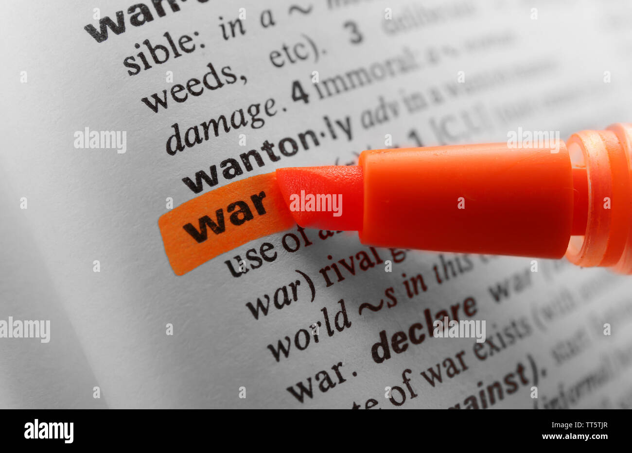 Palabras de vocabulario en ingles fotografías e imágenes de alta