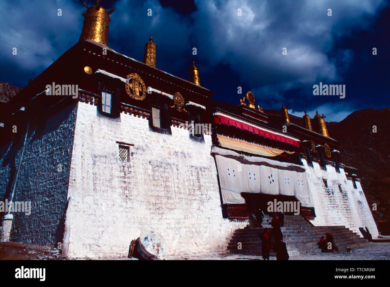 Monasterio de Drepung,Lhasa, Tibet Foto de stock