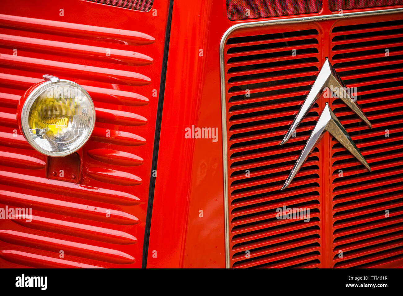 Furgoneta Citroen H Foto de stock