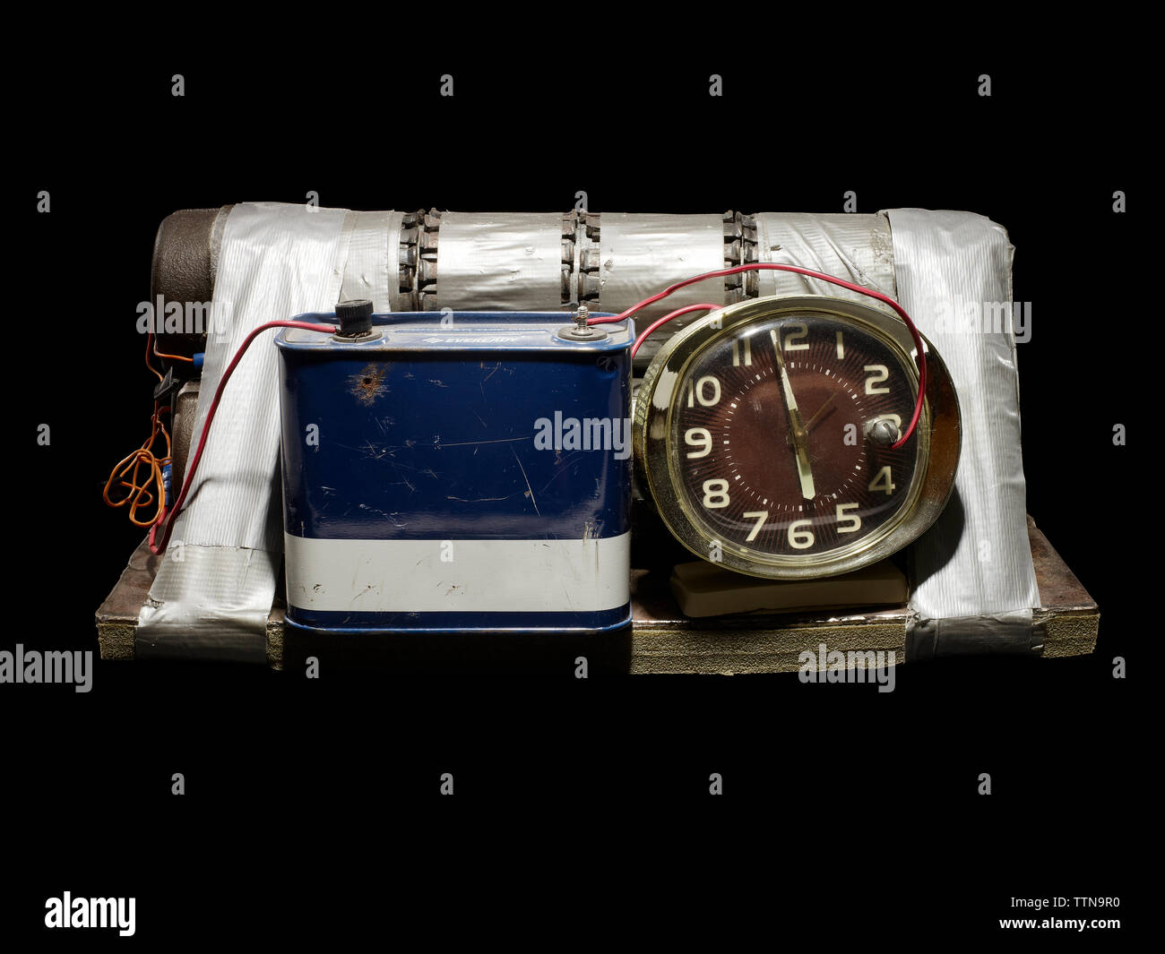 Bomba de tiempo casera Fotografía de stock - Alamy