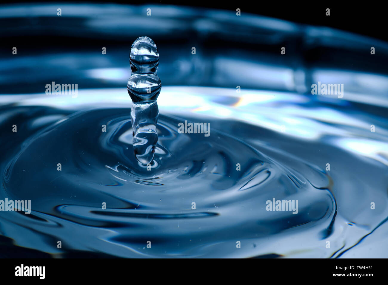 Gota de agua Foto de stock