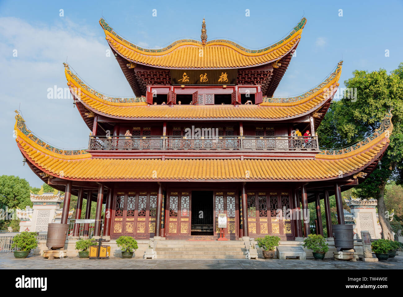 Cuatro edificios famosos en Jiangnan, Yueyanglou, provincia de Hunan. Foto de stock