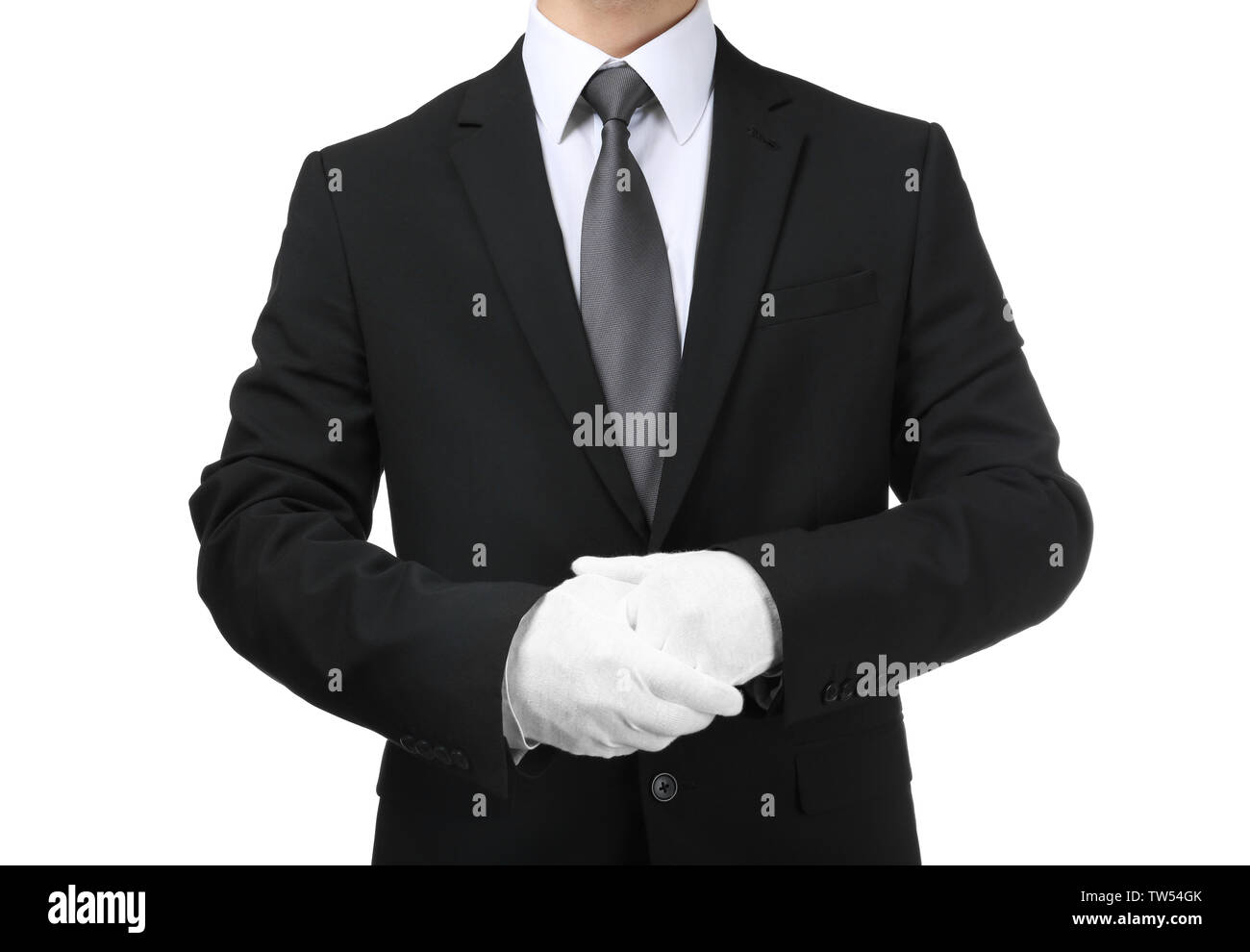 Hombre con guantes blancos fotografías e imágenes de alta resolución -  Página 2 - Alamy