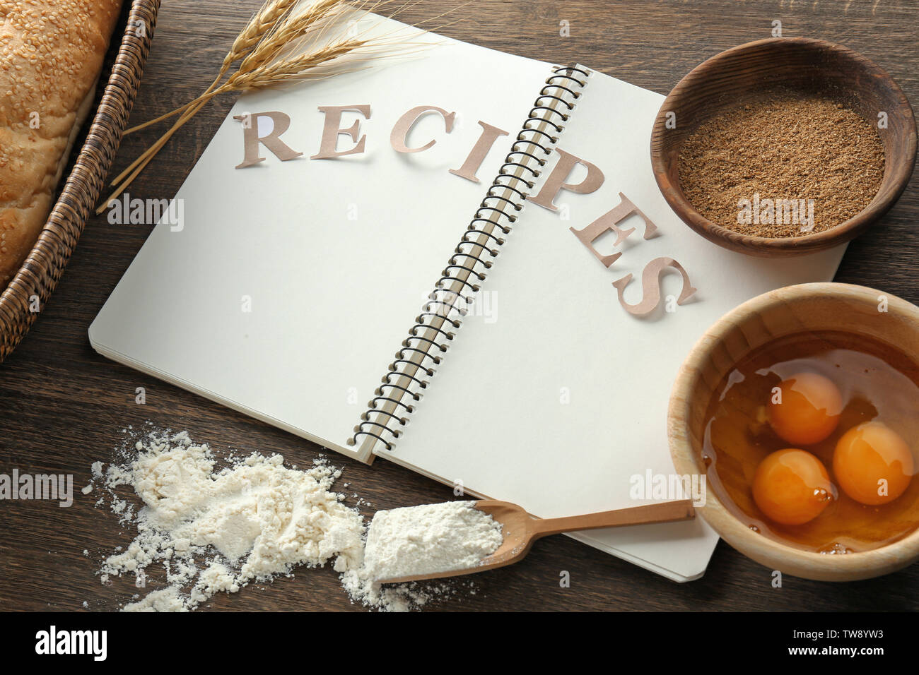 Word recipes fotografías e imágenes de alta resolución - Alamy