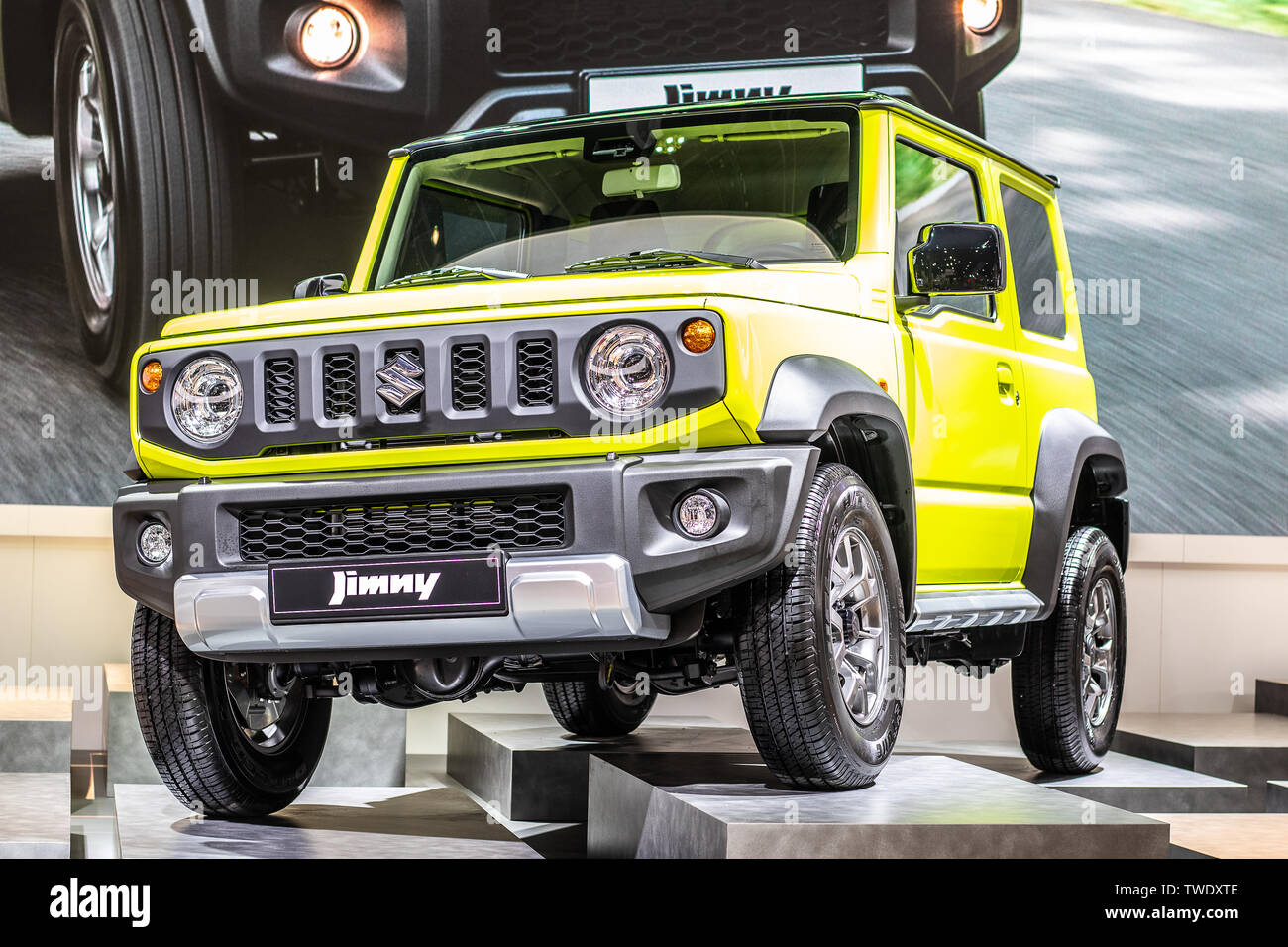 París, Francia, Octubre 02, 2018 todos los nuevos Suzuki Jimny 4ª gen