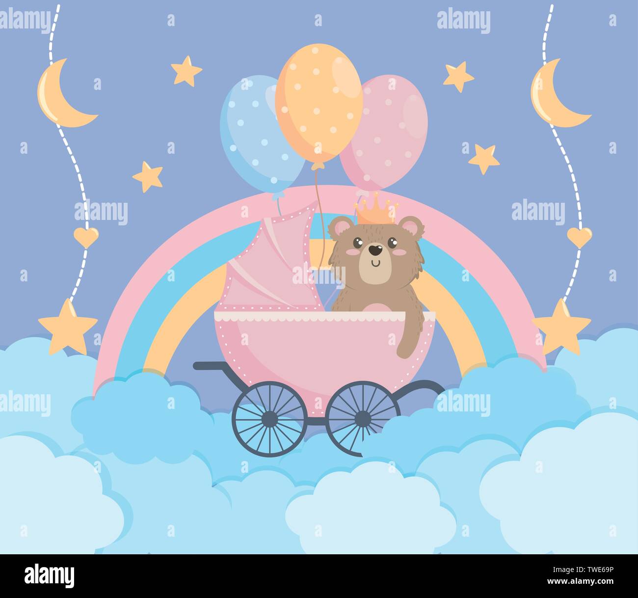 Decoraciones de baby shower de oso de peluche para niño: es un cartel de  oso de