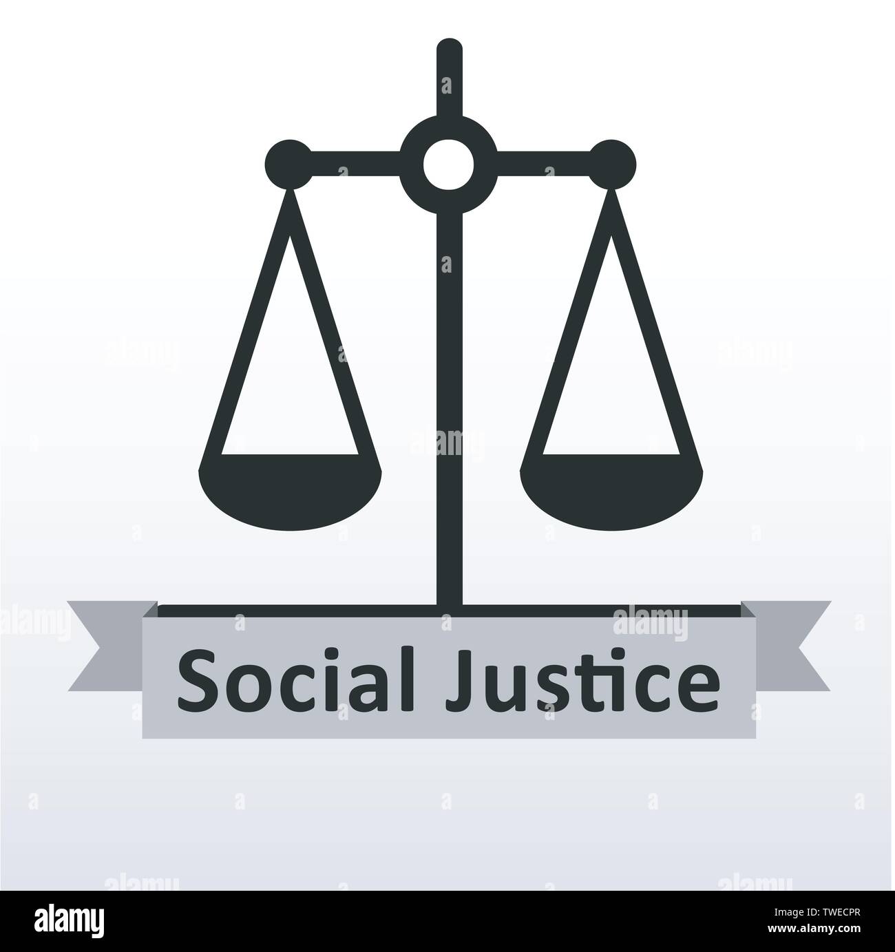 La justicia social el día 20 de febrero Imagen Vector de stock - Alamy