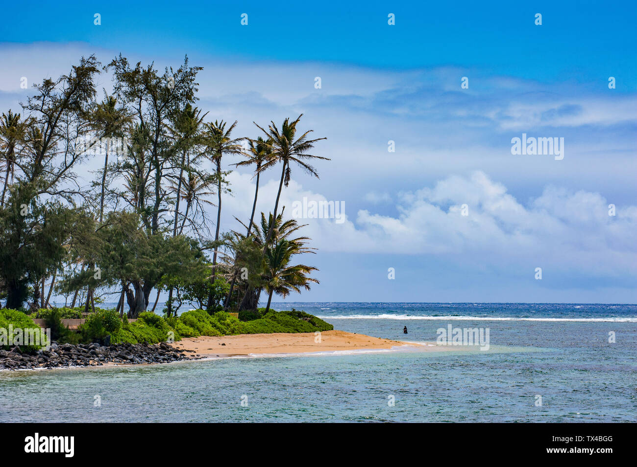 Hawai, la isla de Molokai, veinte millas de la playa Foto de stock